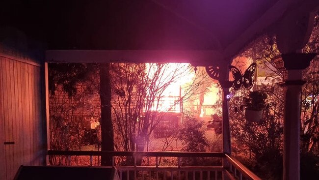 Five firefighter crews responded to the blaze in the early hours of Thursday morning. Photo: Kayley Giboulot