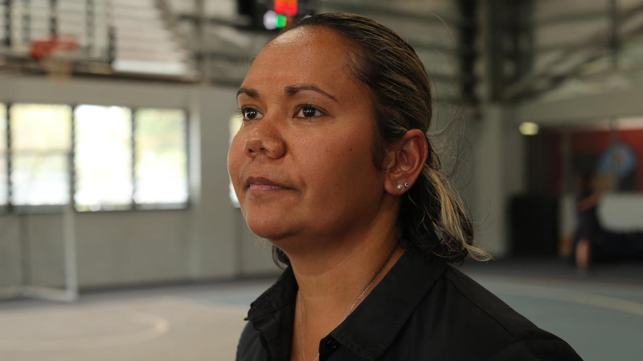 Local Decision Making Minister Selena Uibo during the site tour of the Anindilyakwa Healing Centre, Groote Eylandt on Friday February 2.