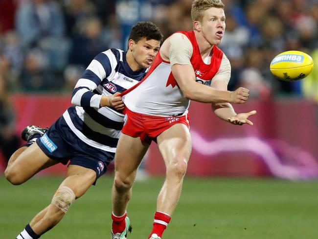 The Swans were always a step ahead of Geelong on Friday night.