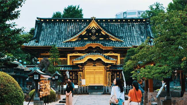 One of the temples within Ueno Park. Picture: Unsplash.com/juanbroullon