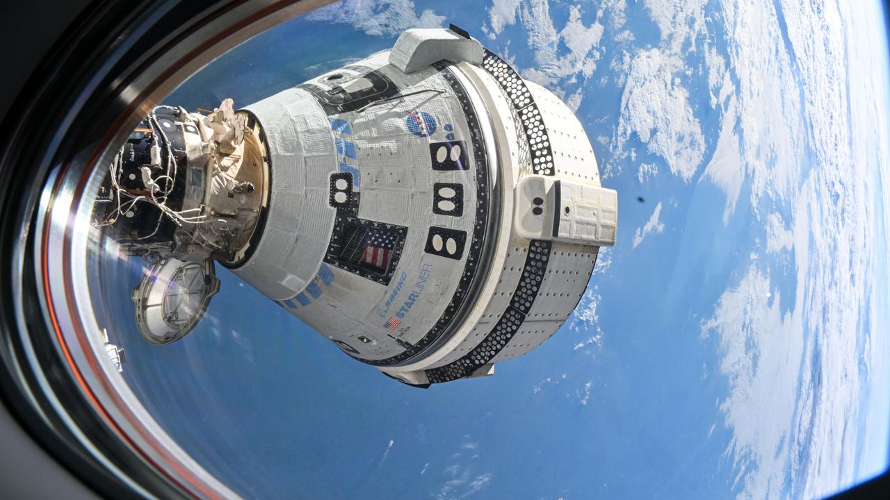 Boeing’s Starliner spacecraft is docked to the Harmony module at the International Space Station. Picture: NASA