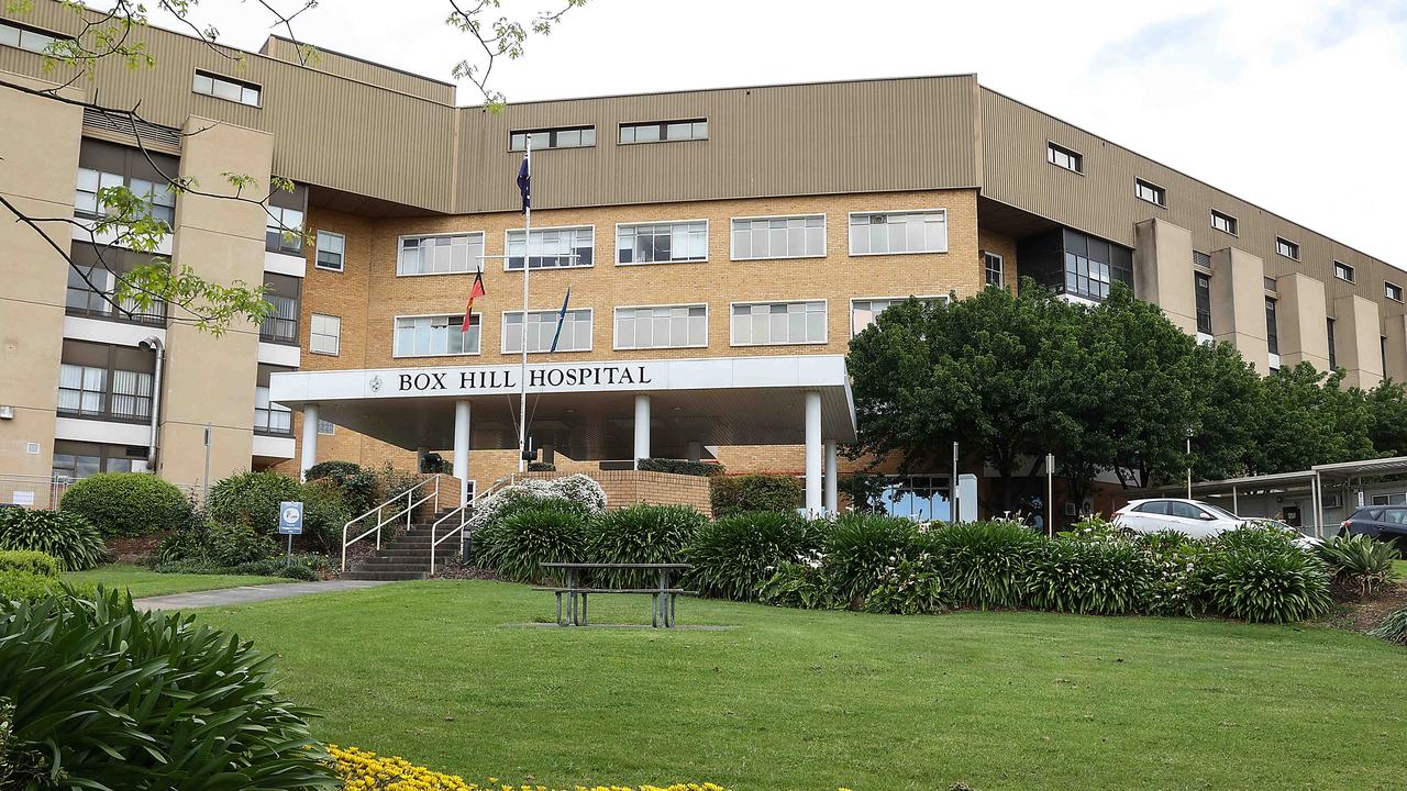 Box Hill Hospital had the worst rate of mechanical seclusion. Picture: NCA NewsWire / Ian Currie