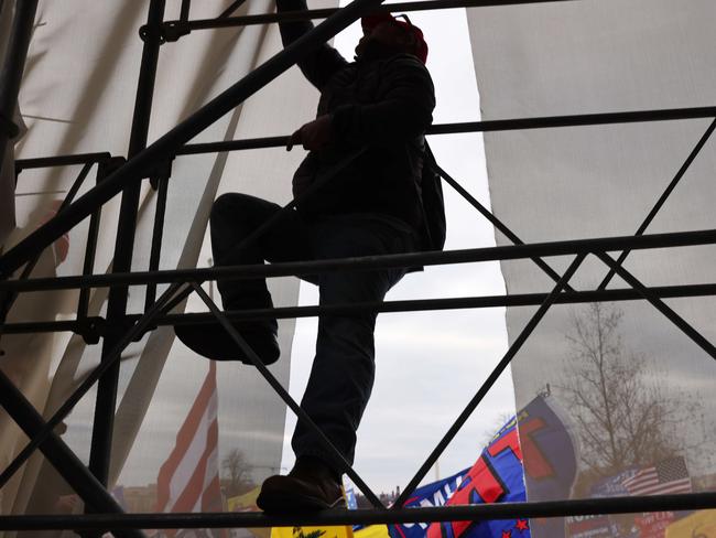 Trump supporters may look to disrupt events in the lead-in to Inauguration. Picture: AFP