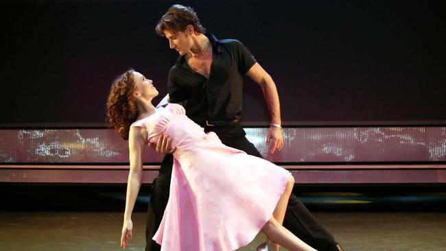 Kym Valentine and Josef Brown perform in Dirty Dancing in 2005.