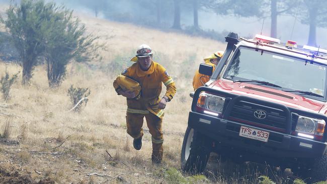 Firefighting tankers have been pulled from service just before Tasmania’s peak bushfire season. Picture: RICHARD JUPE