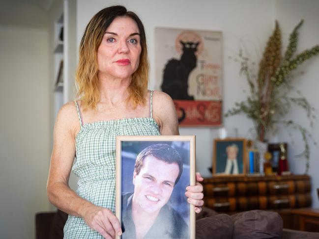 MELBOURNE, NOVEMBER 29, 2024: Cat Williamson, whose brother Anthony died of an opioid overdose in Laos in 2017. Picture: Mark Stewart