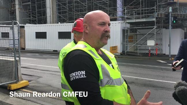 Shaun Reardon from the CMFEU 