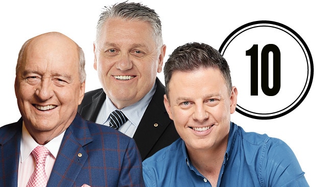 Alan Jones, Ray Hadley and Ben Fordham give 2GB a powerfully big Sydney audience.