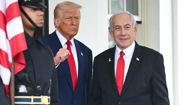 Donald Trump and Benjamin Netanyahu at the White House in Washington, DC, on April 7, 2025. The greatest uncertainty now hovering over the conflict in Gaza is the Trump factor. Picture: AFP
