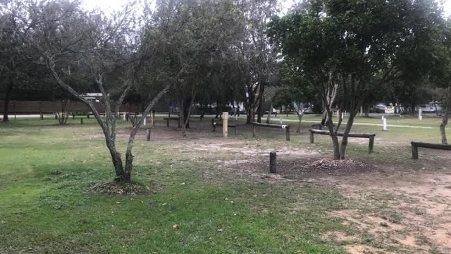 Straddie campsites were empty for much of last year.