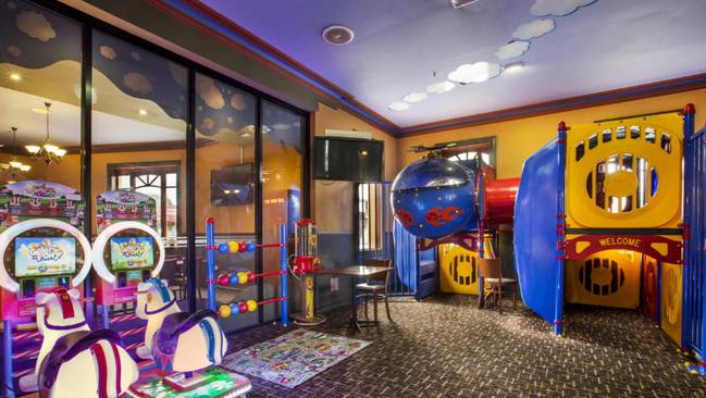 A charming play centre at a classic Victorian hotel.