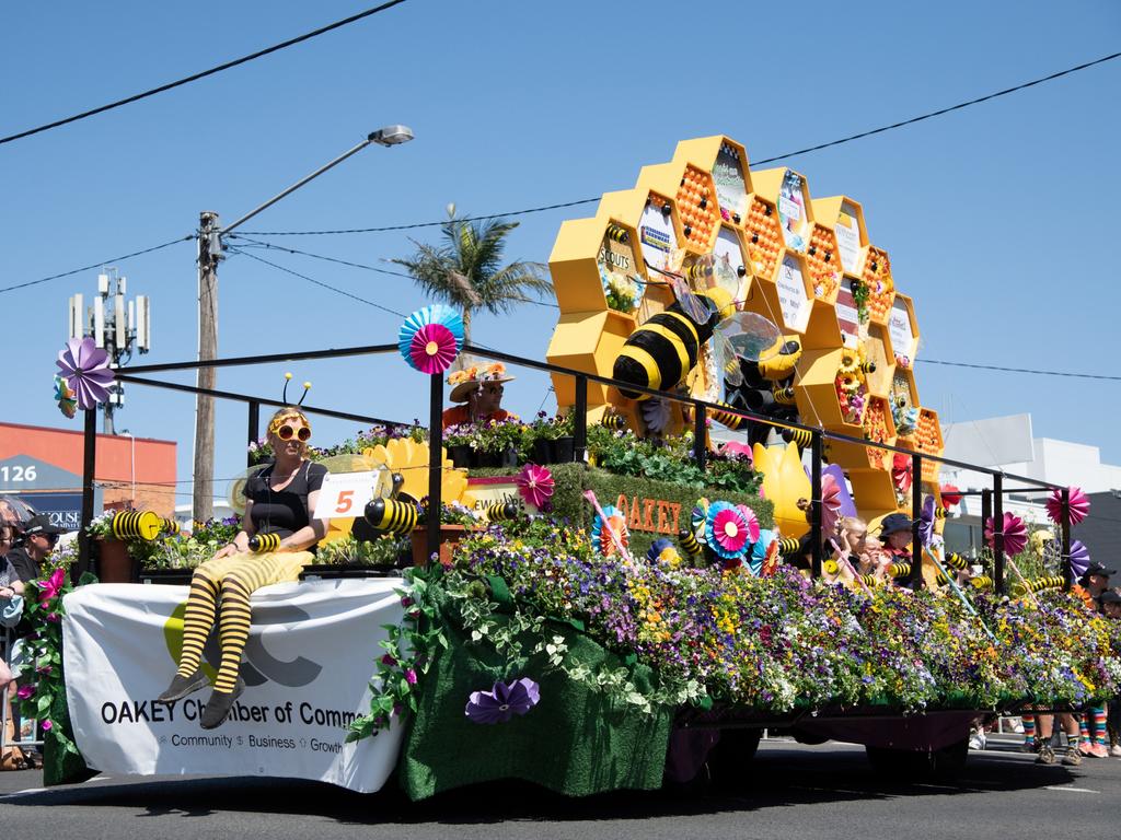 Oakey Chamber of Commerce in the Grand Central Floral Parade.Carnival of FlowersSaturday September 16, 2023