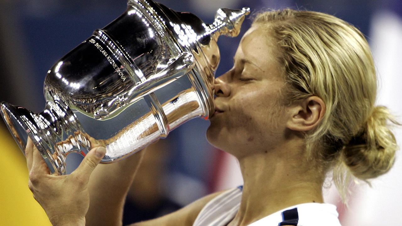 Clijsters made her grand slam break through at the 2005 US Open.