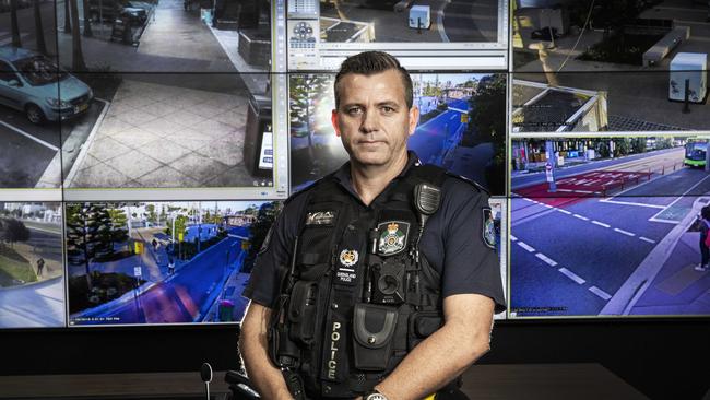 Senior Sergeant Chris Tritton is a super-recogniser. Picture: Nigel Hallett