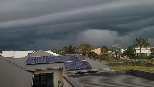 Storms over Bribie Island. Picture: Ydeen Ferguson