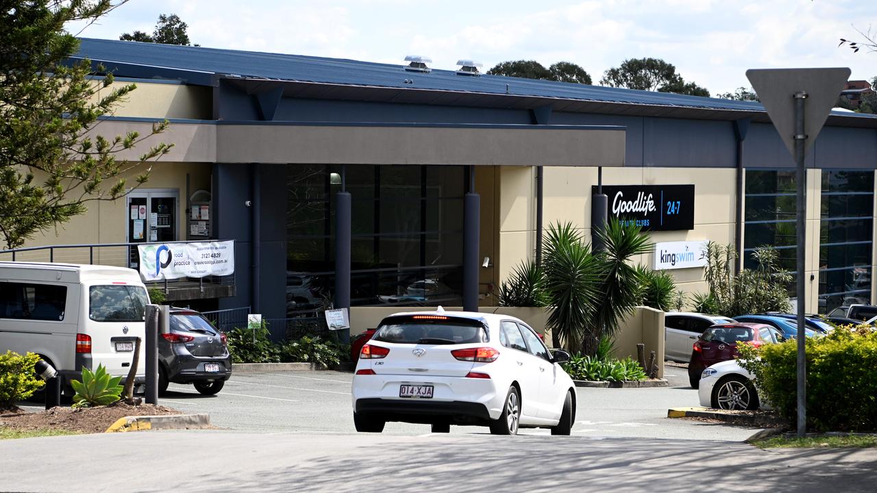 The carpark of the Goodlife Gym in Mansfield. Picture: NCA NewsWire / Dan Peled