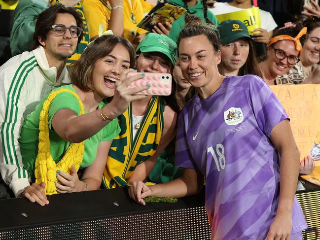 Selfie requests and sold out stadiums: Two things Mackenzie Arnold has had to get used to. Picture: Paul Kane/Getty Images