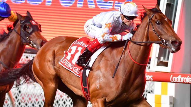 Loving Gaby is good value to upset the boys in the Newmarket Handicap. Picture: AAP