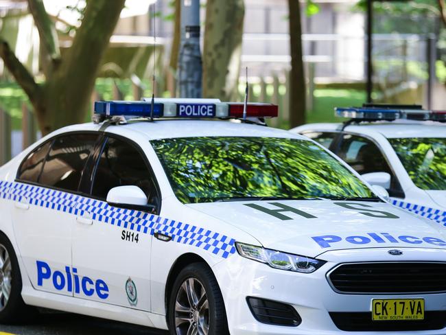 SYDNEY, AUSTRALIA , NSW Police Force general generic stock GV breaking news police tape image at the Headquarters in Surry Hills, Sydney Australia. Picture: NCA Newswire / Gaye Gerard