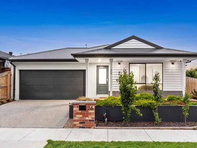 The four-bedroom house at 26 Minnauns Rd, Lovely Banks, is listed with $775,000 to $825,000 price hopes.