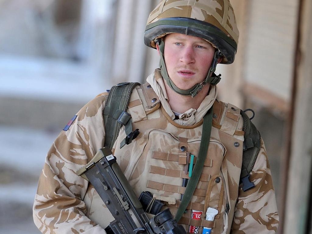 Prince Harry pictured in Helmand province in Southern Afghanistan, on January 02, 2008. AFP PHOTO / POOL / John Stillwell