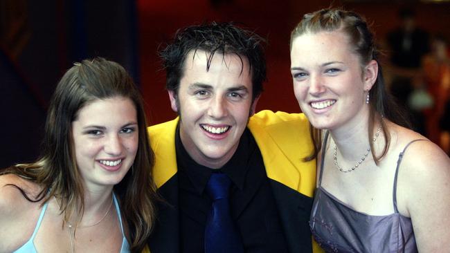 Education Rosny College Formal school leavers from left Briony Robson of North Hobart Justin Evans of Bellerive and Elise Rolph of Howrah at Wrest Point Hotel Casino