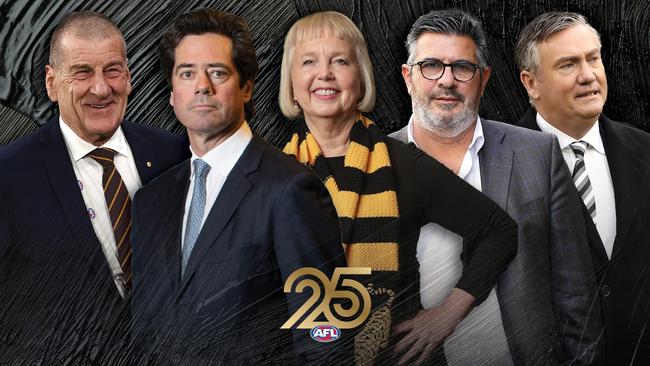 AFL 25: This century's top powerbrokers