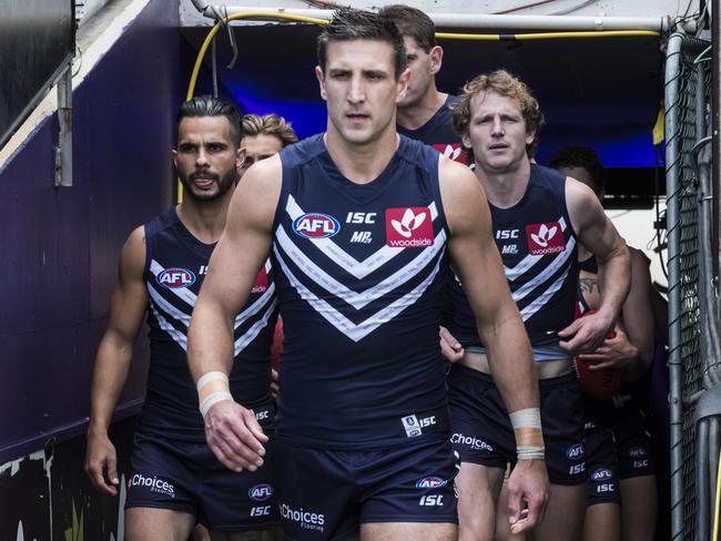 Recently retired Fremantle star Matthew Pavlich is one of several ex-Sacred Heart students to progress to the AFL. Picture: AAP Image/Tony McDonough