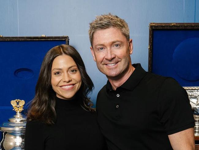 Caption: Michael Clarke and girlfriend Arabella Sherborne at Louis Vuitton event., Picture: Instagram