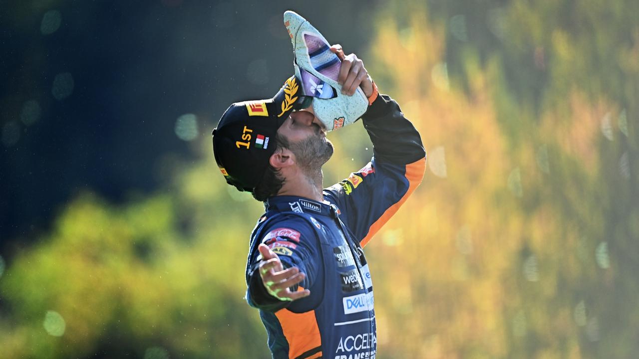 Daniel Ricciardo has opened up on the moment of anger that spurred him to his first Grand Prix win in more than three years.