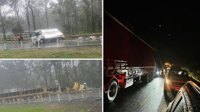 A 56-year-old man has died after a crash which closed traffic on the Warrego Highway until about 1am on Wednesday, November 20.