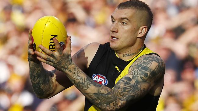 AFL 2nd Preliminary Final. Richmond vs GWS Giants at the MCG.  Richmond's Dustin Martin 1st qtr  . Pic: Michael Klein