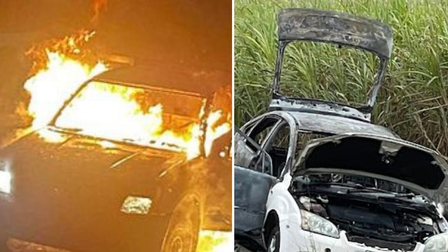 Police are investigating two car fires in the Mackay region.