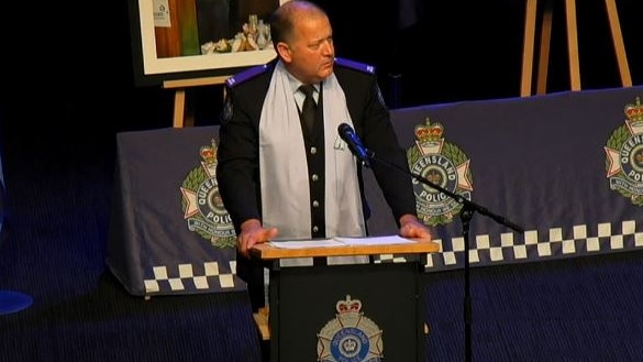 QPS Chaplin Jeff Baills said the cause of Mr Notaro’s death was still unknown. Picture: QPS