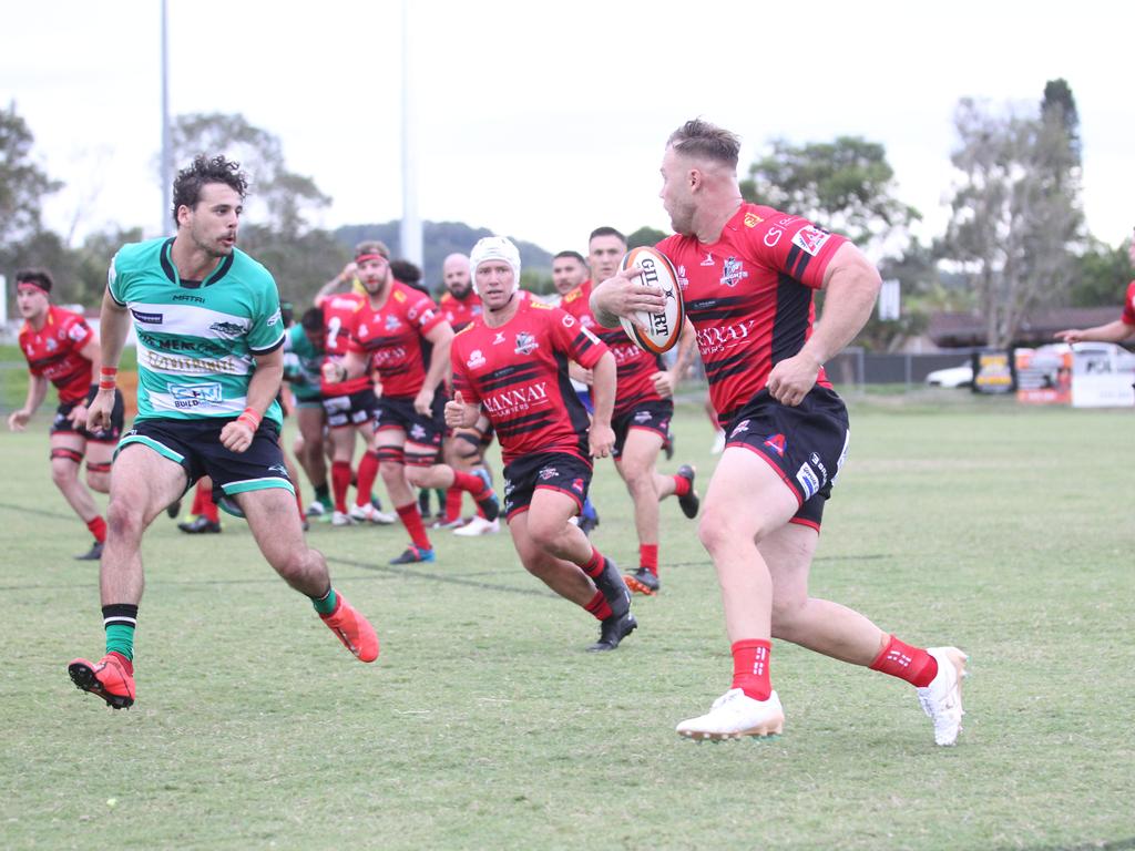 PBC Allygators vs. Colleges Knights. Blake Griffin. 20April 2024 Currumbin Picture by Richard Gosling