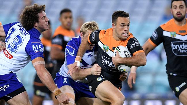 Luke Brooks has matured into the playmaker that Wests Tigers needs. Picture: AAP Image