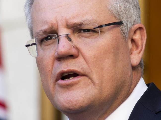 CANBERRA, AUSTRALIA - Prime Minister Scott Morrison provides andupdate after the National Cabinet meeting today at Parliament House -NCA Newswire Photos JULY 10 2020: Picture: NCA NewsWire / MartinOllman