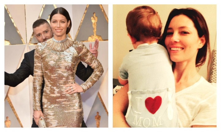 Jessica Biel discusses the birth of her 'secret COVID baby