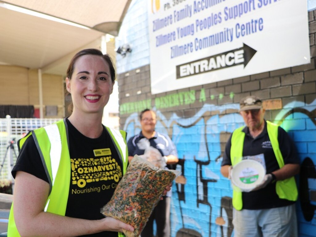 The airline has donated three tonnes of food to OzHarvest.