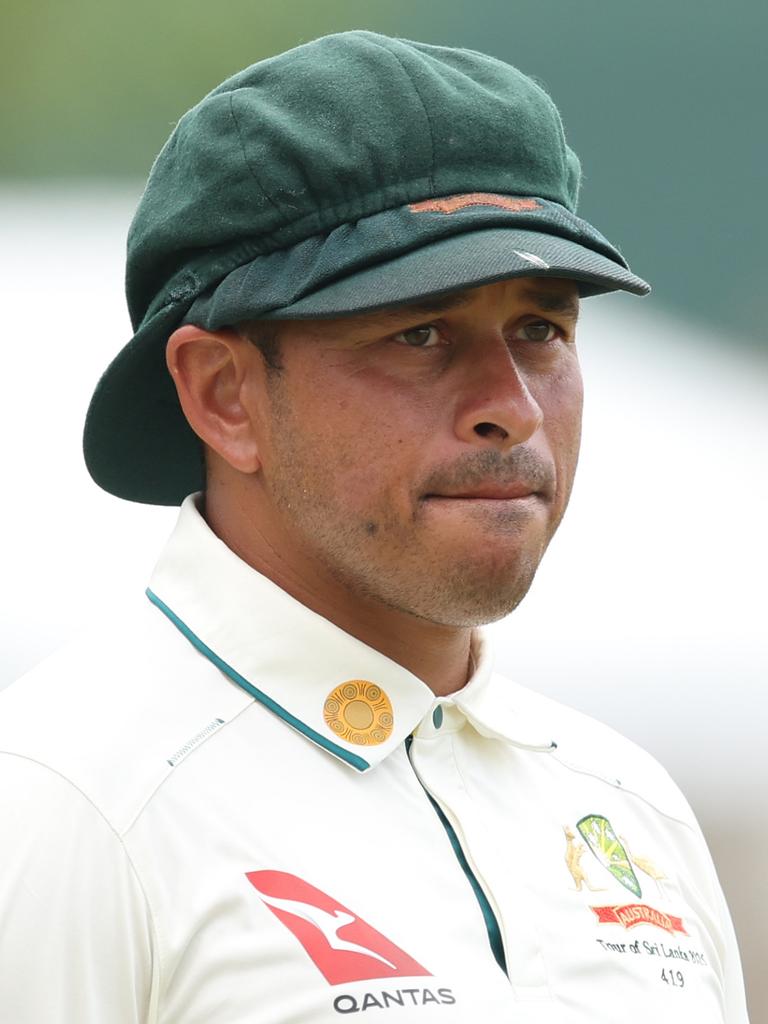 Usman Khawaja was not happy with the network. (Photo by Robert Cianflone/Getty Images)