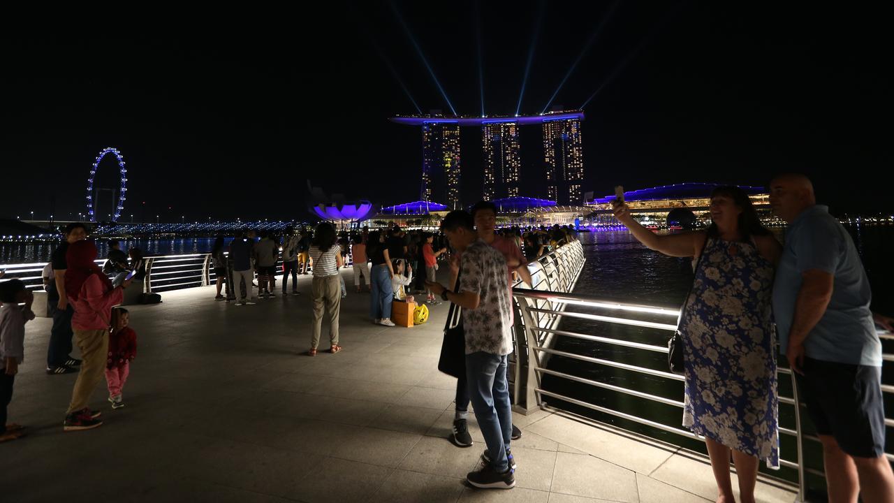 Views near Merlion Park in Singapore. Picture: Vanessa Hunter