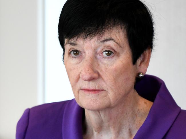 Chief Executive of Business Council of Australia Jennifer Westacott is seen during a roundtable to map-out the IR reform working group process at the MLC Centre in Sydney, Wednesday, June 3, 2020. (AAP Image/Bianca De Marchi) NO ARCHIVING