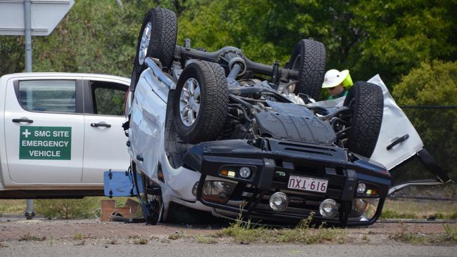 Nine people in miraculous escape after Bruce Highway crash near ...