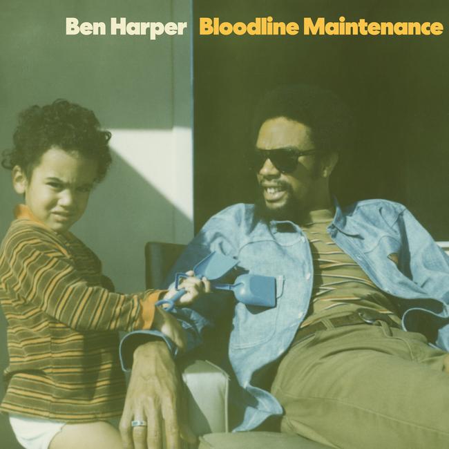 The cover of Bloodline Maintenance featuring Ben with his father Leonard. Picture: Supplied.