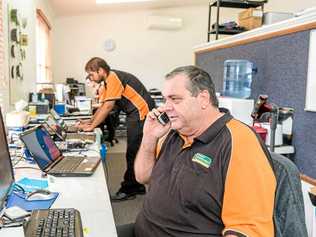 NBN: Computer Troubleshooters West owner Roger Klaassen uses the NBN to remotely fix computers all over the world. Picture: LucyRC Photography