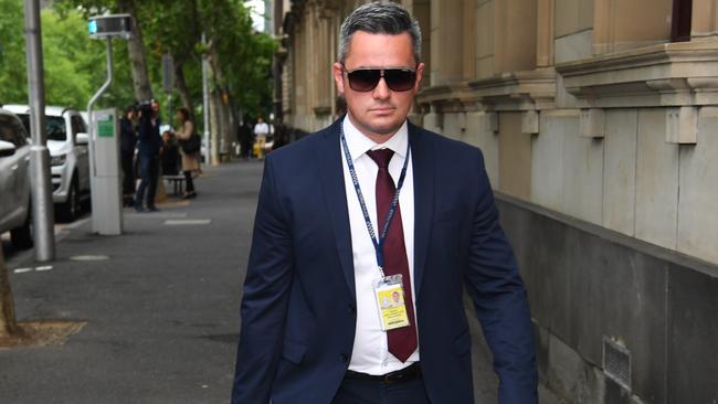 Murray Gentner has been dismissed after an investigation into pictures on his phone. Picture: AAP