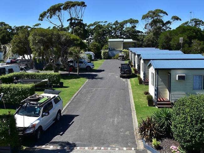 Les Heyne, who owns the Marlo and Orbost, caravan park says the industry desperately needs government help. Picture: Supplied