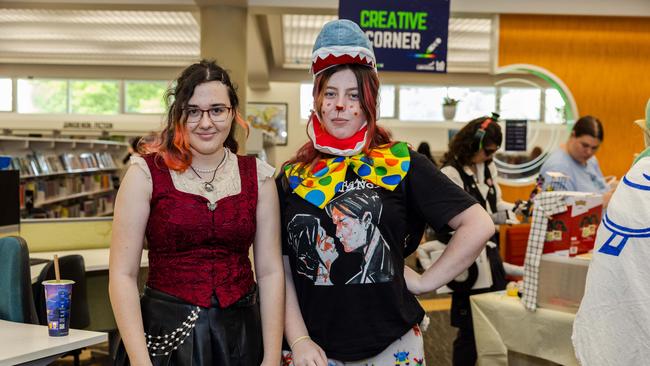 Ella Denniss and Joon Tapp-Williams at the City of Darwin Geektacular event, 2025. Picture: Pema Tamang Pakhrin