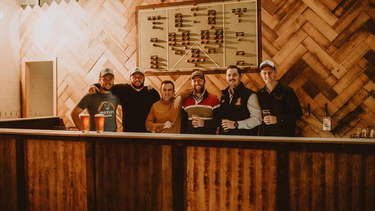 The dream team behind Mouse Proof Brewery is Ned Skehan, Mal Campbell, Professor John Bennett, David West, Job King, and Dr Stirling Roberton.