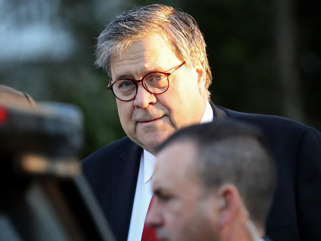 US Attorney-General William Barr released a report to Congress. Picture: Getty Images/AP